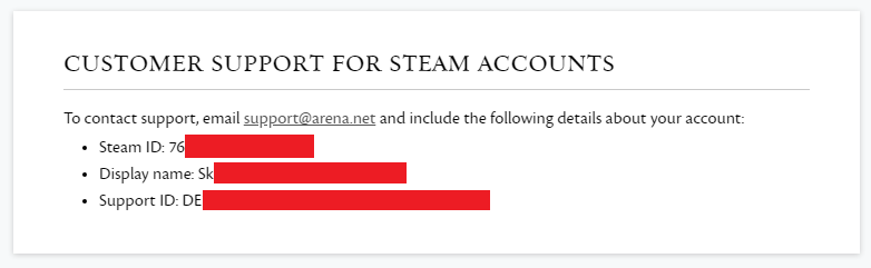 How Do I Find My Steam Support ID? – Guild Wars 2 Support