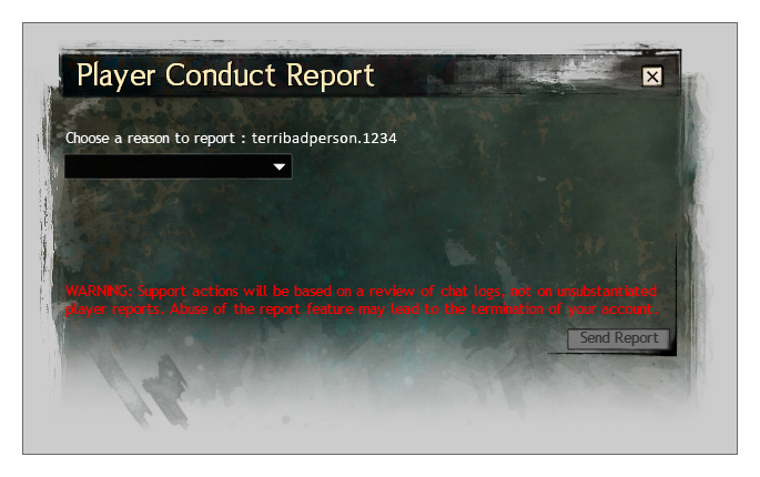 Report a problem while playing a game -  Support